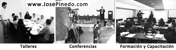 José Pinedo en Acción - Desarrollo de talleres, conferencias, formación, capacitación.